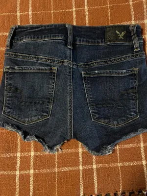 American Eagle Denim Shorts Shortie High-Rise thumbnail 3