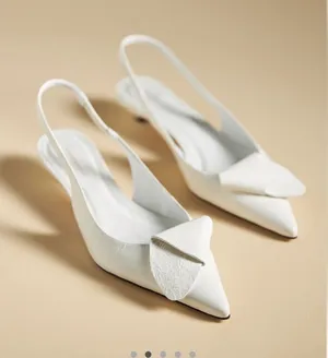 By Anthropologie 3D Slingback Heels thumbnail 1