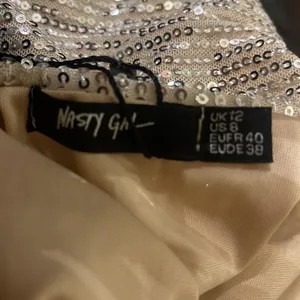 Nasty Gal New Sequin Lace Up Back Midi Dress‎ thumbnail 7