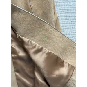 BeBe Vintage Suede Coat‎ Jacket Womens Small Tan Genuine Leather Y2k 90s thumbnail 5