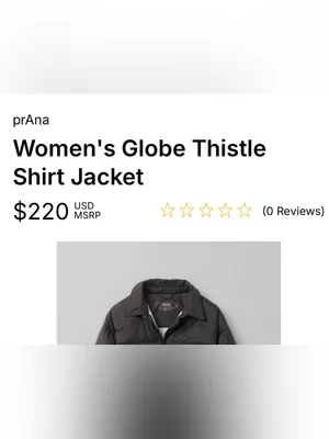 Prana Global Thistle Down Filled Black Long Coat XS thumbnail 7