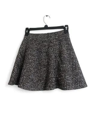 Zara Skirt Sz S Textured Multicolored A-Line Fit&Flare Fall Wear Mini Knitted thumbnail 2