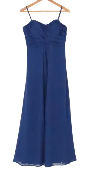 Dear Cleo Avery Bridesmaid Dress Gown‎ Womens Size 6 Blue Formal Wedding Event thumbnail 1