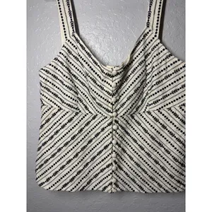 Anthropologie Maeve Sylvia Embroidered Top Boho Summer Sz L NWT thumbnail 2