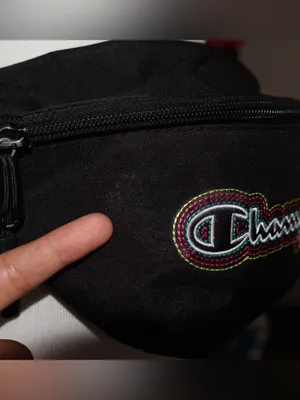 Champion Sports Canvas Waist Bag / Cross Body /Fannypack Vintage thumbnail 2