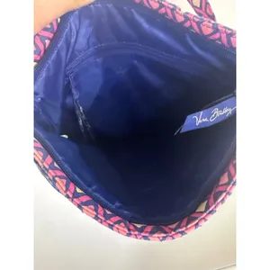 Vera Bradley Katalina Crossbody Bag Pink Blue Diamond Pattern‎ Quilted Boho Chic thumbnail 5