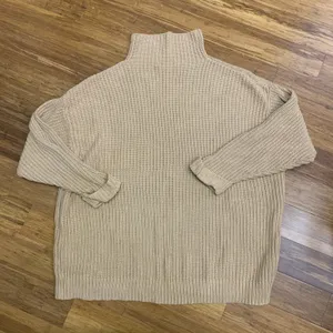 American‎ Eagle Oversized Knit Turtleneck Sweater Womens Size XL Rolled Cuffs thumbnail 3