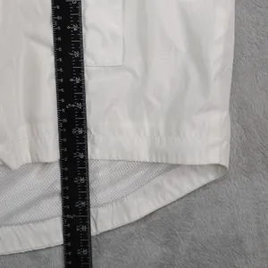 Tommy Hilfiger‎ Windbreaker Jacket Womens Large Long White Spellout thumbnail 8