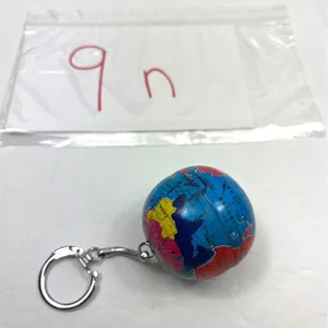 Mini Globe Keychain With Rotating Earth Design & Metal Keyring 9n thumbnail 3
