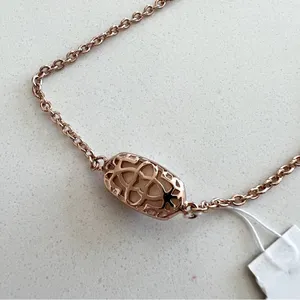 Kendra Scott Elaina Rose Gold Adjustable Chain Bracelet NWT thumbnail 4