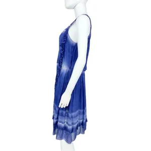 Free People Aphrodite Asymmetrical Mosaic Dress Women Size Medium‎ thumbnail 2