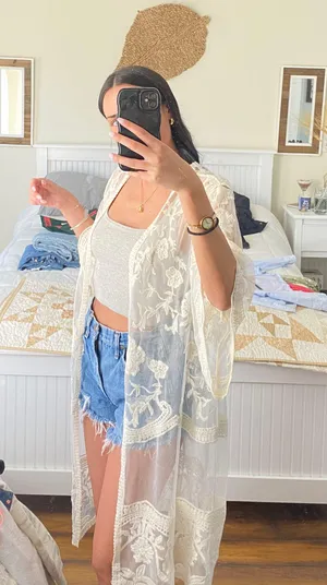 Sheer Coverup White thumbnail 2
