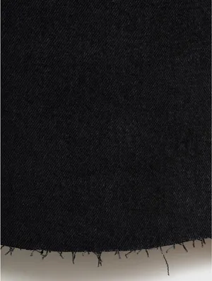 Mango Catherin Culotte High-Rise Jeans NWT Black Denim Size 0 EUR 32 thumbnail 4