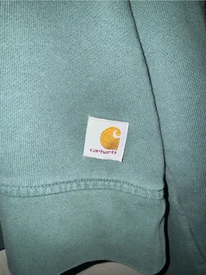 Carhartt Women's Crewneck Sweatshirt in Sage thumbnail 2