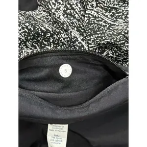 NWOT Lululemon Pace Rival Skirt Womens Black White Static Print Skort Size 8 thumbnail 9