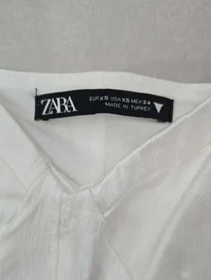 Zara White Satin Corset Bodysuit Size XS thumbnail 6
