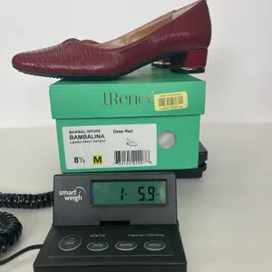 J.‎ Renee Bambalina Lizard Print Red Patent Size 8.5 NEW Career Church Holiday thumbnail 10