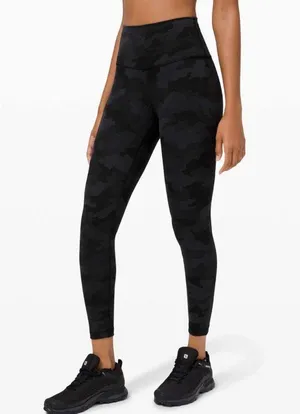 Wunder Train HR Tight In Heritage 365 Camo Deep Coal 12 NWT 25" thumbnail 1