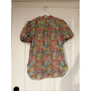J.crew x Liberty classic fit patchwork floral puff sleeve blouse 2 thumbnail 5