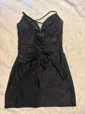Windsor Mini Dress Black thumbnail 2