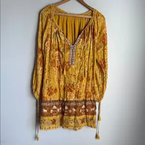 Spell Mystic Tunic Dress Sunflower Large thumbnail 3