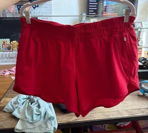 Lululemon Hotty Hot shorts feature a lightweight, four-way stretch red 16 thumbnail 1