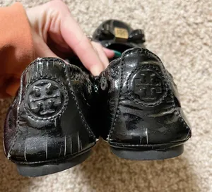 Tory Burch Eddie Bow Patent Leather Ballerina Flats thumbnail 10