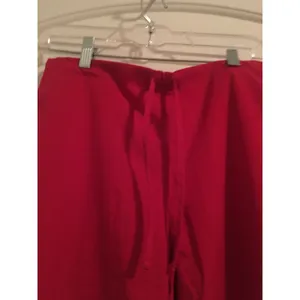 1pc Cherokee Adult Red Scrub Pants Nurse Medical Drawstring Size XS thumbnail 3