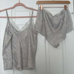 Victoria’s Secret blue satin sleep short set thumbnail 2