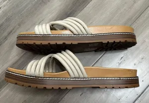 Madewell Charley Strappy Slide Sandal Women's Beige Tan Size 10 thumbnail 4