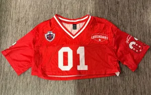Cropped jersey Red Size XS thumbnail 1
