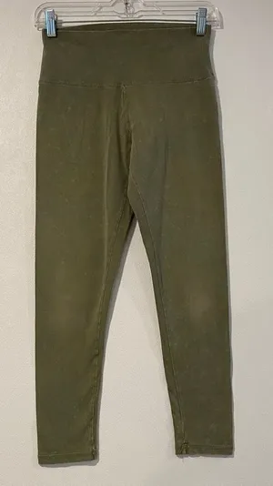 Aerie Chill Play Move Olive Leggings Women’s Medium | High Rise Soft Activewear thumbnail 1