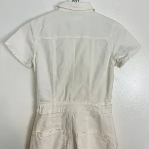 GOOD AMERICAN Fit for Success Utility Dress in Wash Cloud White Size X-Small thumbnail 9