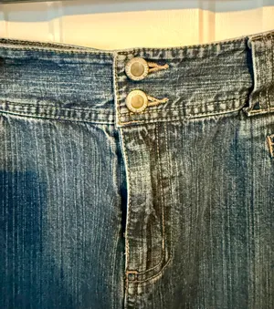 Faded Glory Long Jean Skirt thumbnail 4