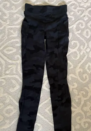 Lululemon Black Camo Leggings thumbnail 1