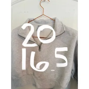 Tna Sweatshirt‎ Women S Grey Cozy Fleece Perfect Quarter Zip Cropped Pullover thumbnail 8
