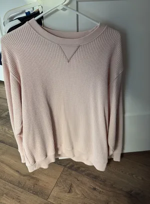 Aerie Crewneck Sweater Oversized thumbnail 1