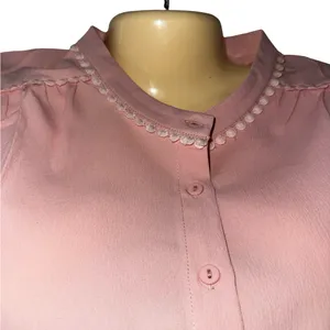 Elegant Pink Button Down Shirt for Women thumbnail 2