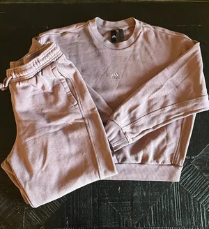 Adidas ALL SZN lounge sweatshirt and sweatpants set in Mauve Size M thumbnail 1