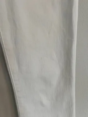 Mother The Hustler Ankle Fray White Jeans Size 26 thumbnail 6