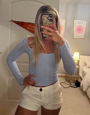 Blue Garage Long Sleeve Top thumbnail 1