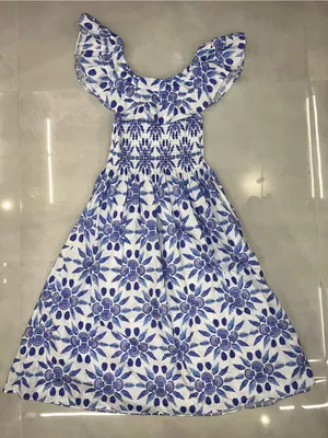 Hill House Akilah Nap Dress - Blue Shell thumbnail 6