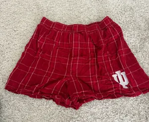 indiana university pajama shorts thumbnail 1