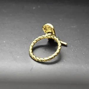 Gold Cowboy Boot Ring thumbnail 5