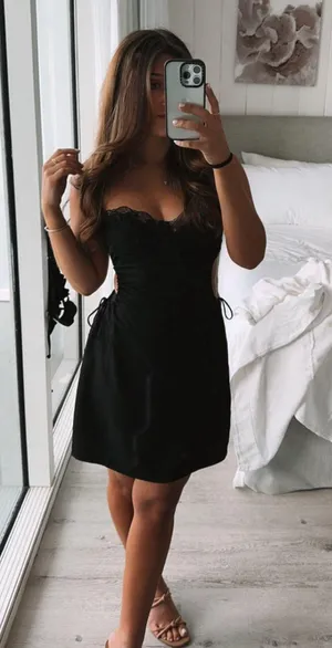 Princess Polly Hazel Cut-Out Mini Dress thumbnail 1
