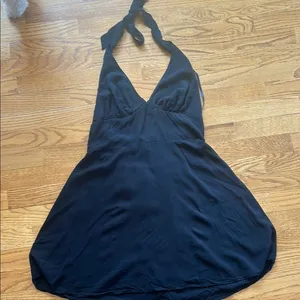 Wild Fable Elegant Black Halter Dress thumbnail 1