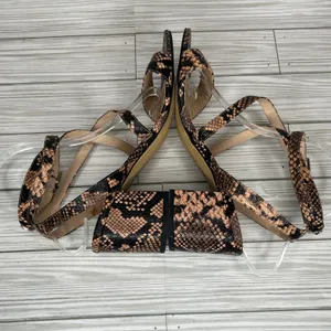 Sam Edelman Women's Snake Print Sammy Block‎ Heel Strappy Sandals Size 8.5 thumbnail 2