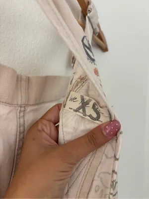 Free people we the free ziggy doodle overalls thumbnail 4