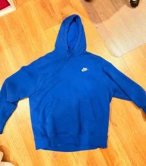 Blue Nike Hoodie Sweatshirt thumbnail 1