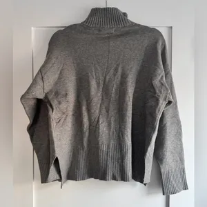 Primark Women's grey half zip mock neck sweater long sleeve pullover Size M 8-10 thumbnail 4